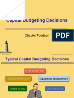 Capital Budgeting Decisionsf