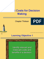 Relevant Cost For Decision Making