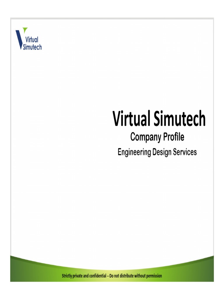 Virtual Simutech Company Profile PDF PDF Computational Fluid