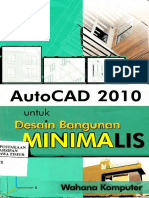 20. Autocad 2010 Desain Bangunan Minimalis