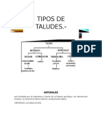 Tipos de Talud en ing. civil