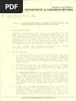 1991 AO12 Rules and Procedures To Govern The Acquisition and Distribution of Homelots Under The CARP