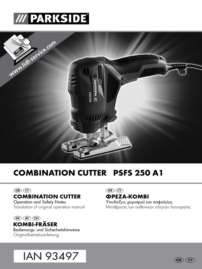 Manual Combination Router Parkside | PDF