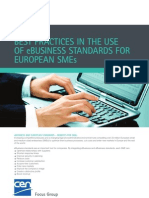 eSMEs - Best Practices in the use of eBusiness standards for European SMEs