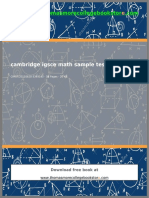 Cambridge Igsce Math Sample Test PDF