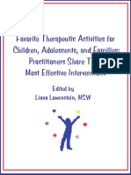 E-booklet Favorite Therapeutic Activities for Adolescents and Families