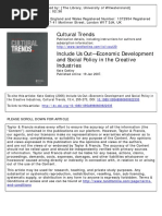 Include Us Out - Economic Development and Social Policy N The Creative Industries