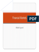 Financial Markets: Abhishek Agarwal