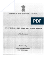 MORTH - Specifications For Road & Bridge Works (5th Revision) 1