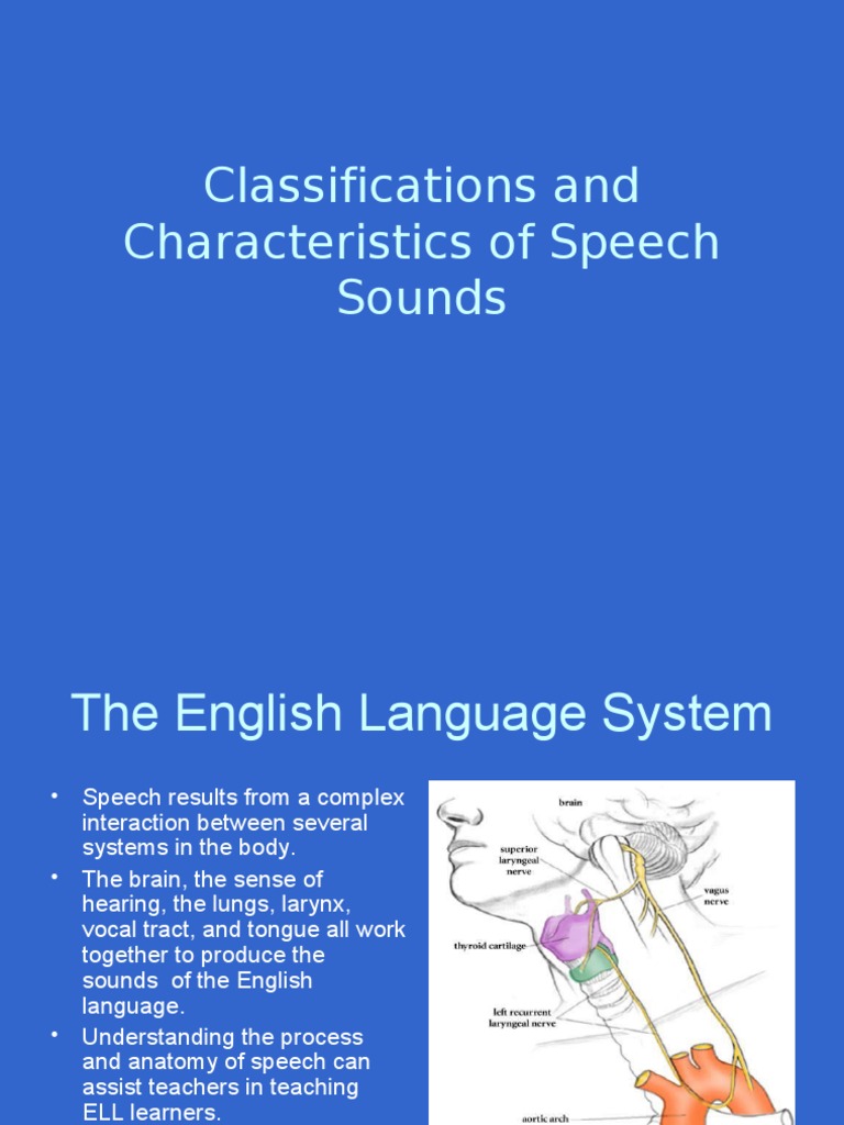 Unit1 Speech Sounds | PDF | Stress (Linguistics) | Consonant