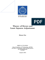 Theory of Errors and Least Squares Adjustment