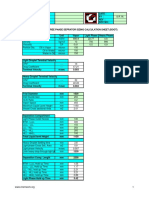 Three Phase Separator Sizing - Boot