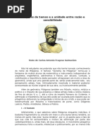 Pitágoras de Samos, razão e sensibilidade