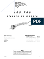 Llavero de Madera - 105700bm