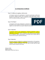 EN 10204 Types of Inspection Certificate PDF