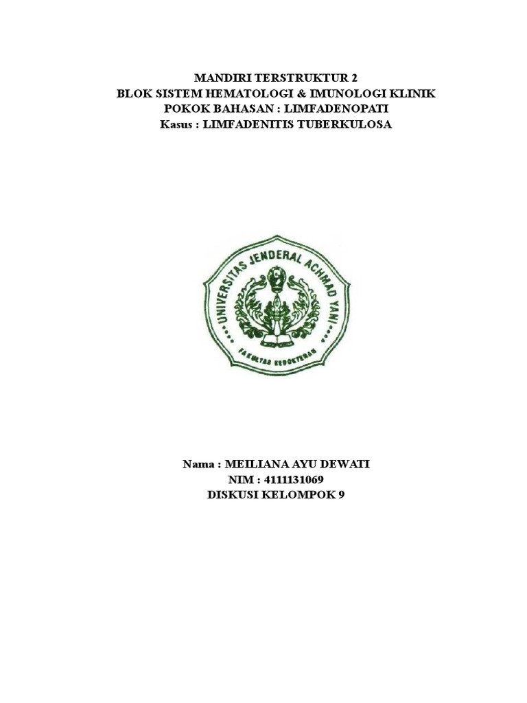 Limfadenitis TB (Tuberkulosis)