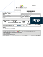 Order Statement PDF