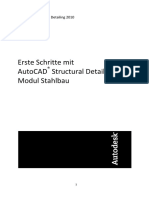 Erste Schritte Mit AutoCAD Structural Detailing 2010 Stahlbau PDF