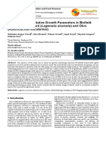 Biofield Energy Treatment On Bottle Gourd and Okra Growth