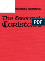 The Essential Carlstadt: Fifteen Tracts by Andreas Bodenstein