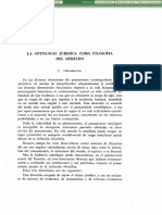 Ontologia Juridica Como Filosofia Del Derecho