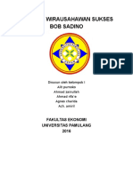 Makalah Wirausahawan Sukses Bob Sadino: Fakultas Ekonomi Universitas Pamulang 2016