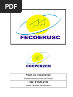 Feco d 03 - Entrada Consumidora de Alta Tensao - Cooperzem