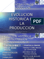 Evolucion Historica de La Produccion
