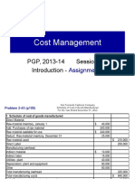 Cost Management