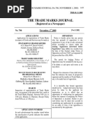 Download THE TRADE MARKS JOURNAL No706 NOVEMBER 1 2009 by sailaro SN296984852 doc pdf