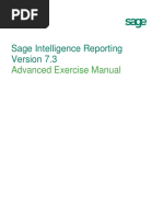 Sage Intelligence Reporting - Advanced Exercise Manual