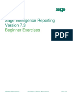Sage Intelligence Reporting - Beginner Exercise Manual
