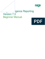 Sage Intelligence Reporting - Beginner Training Manual