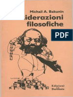 Michail Bakunin - Considerazioni Filosofiche