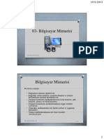 03 - Bilgisayar Mimarisi PDF