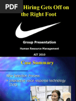 Download Presentation on Nike Case Study Hiring Gets Off on the Right Foot by isomiddinov SN29699601 doc pdf
