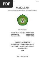 Download Makalah Agama Islam Sebagai Agama Wahyu by handywhite SN29699635 doc pdf