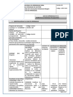  Analisis de Las Variaciones Presupuestales