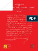 Autografos Cervantes