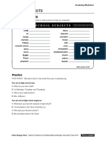 Interchange4thEd IntroLevel Unit15 Vocabulary Worksheet