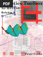 Robotics Toolbox For MATLAB - Peter Corke - Release 9