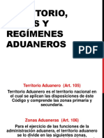 Territorio Aduanero y Regímenes Especiales