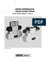 Denison Hydraulics Directional Control Valves Series 4D02V & A4D02V Guide