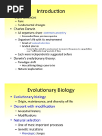 Evolution Biology Introduction