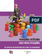 MONOPOLIOS ARTIFICIALES SOBRE VIENES INTANGIBLES 