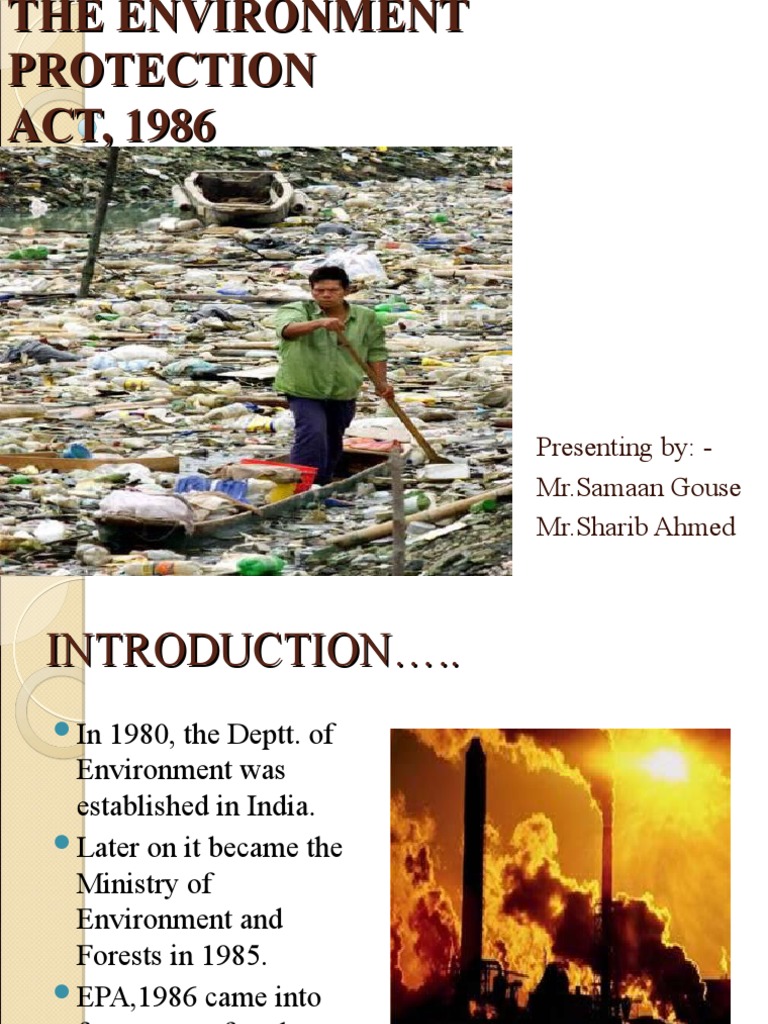 Overview of the Environment Protection Act | PDF | Pollution | Water