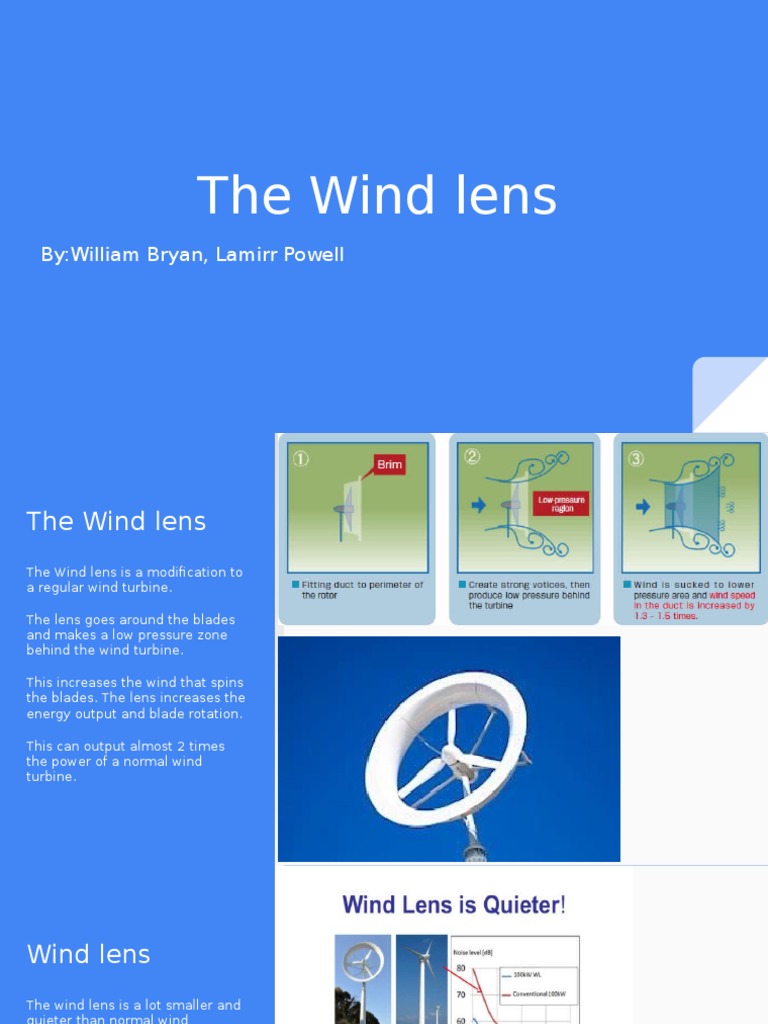 Wind Lens: Efficient Urban Turbines | PDF