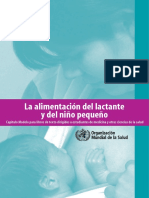 La Alimentacion Del Lactante y Del Nino Pequeno 2010 OMS