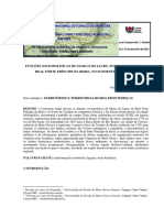 Funções Sociopoliticas Do Marco Do Jauru, Forte de Coimbra e Real Forte Príncipe Da Beira, No Sudoeste Brasileiro PDF