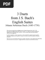 3 Duets Bach Trombone